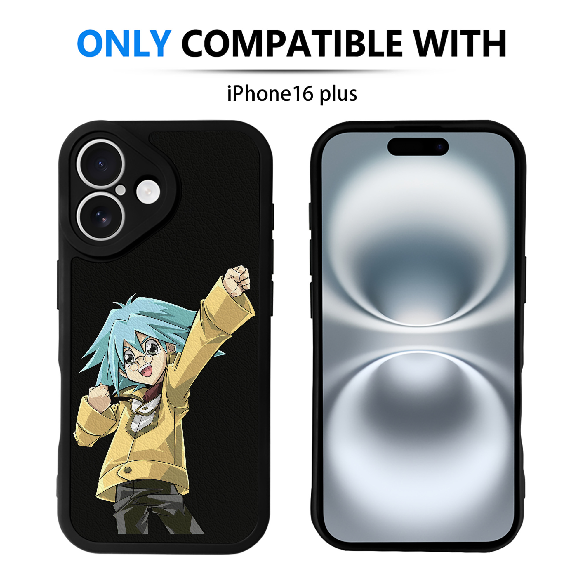 遊☆戯☆王 Yu-Gi-Oh! 【iPhone 16シリーズ対応】シリコンスマホケース（レザー調） 材質：シリコン
